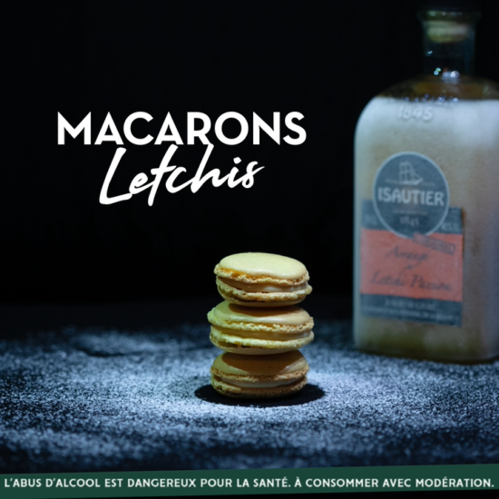 Recette : macaron letchis