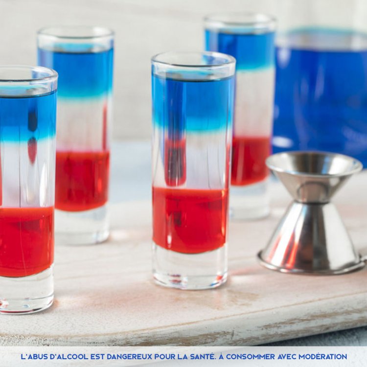 Bleu Blanc Rouge Cocktail Isautier