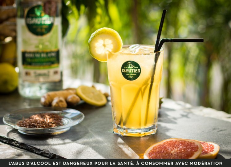 Le Rooibos Iced Tea Cocktail Isautier