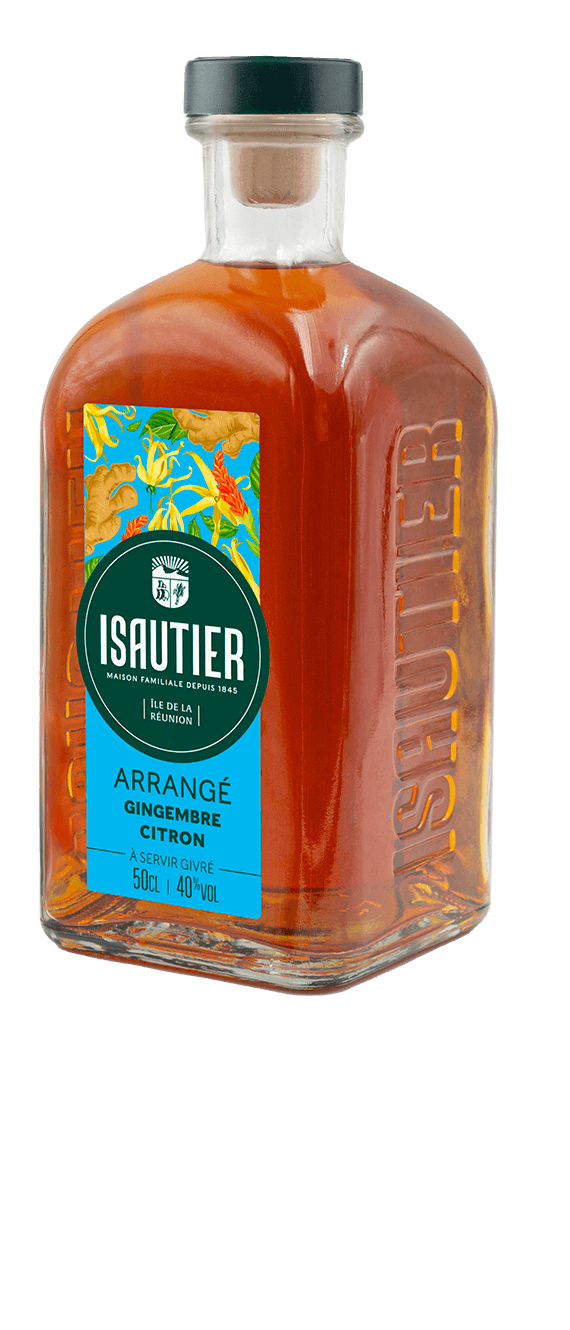 Bouteille de rhum arrangé Isautier « Arrangé Gingembre Citron »