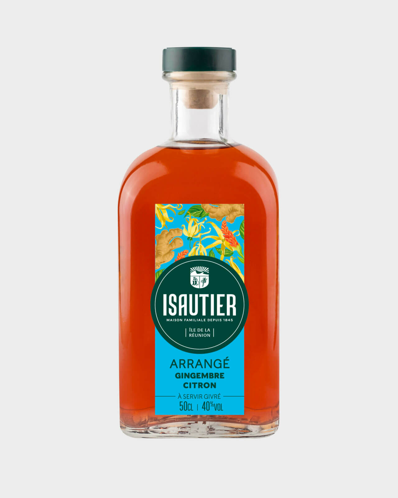 Bouteille de rhum arrangé Isautier « Arrangé Gingembre Citron »