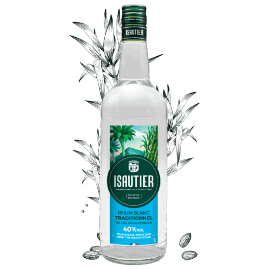 Traditional white rum 40%vol