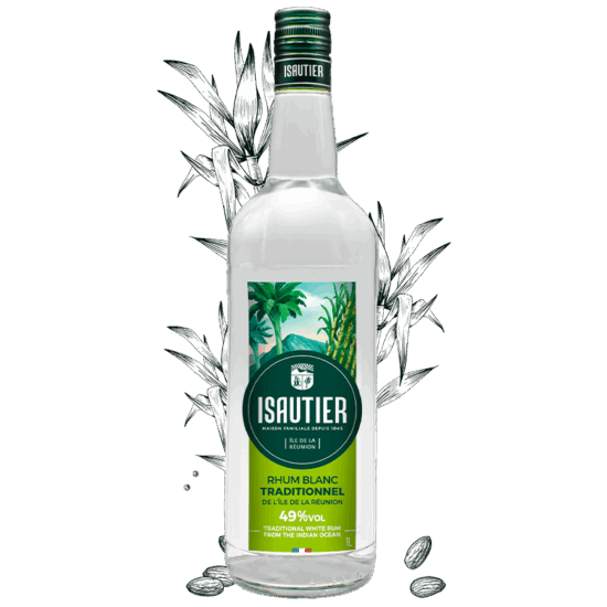 Rhum blanc traditionnel 49%vol