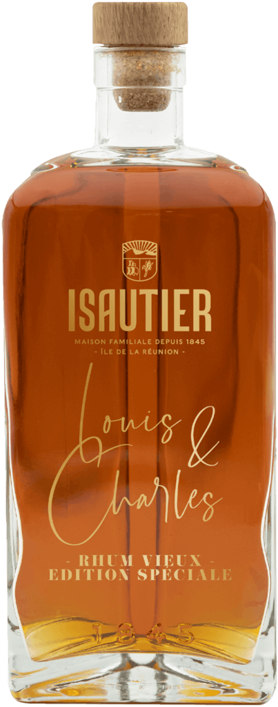 Bouteille Rhum Vieux Isautier Louis et Charles édition spéciale