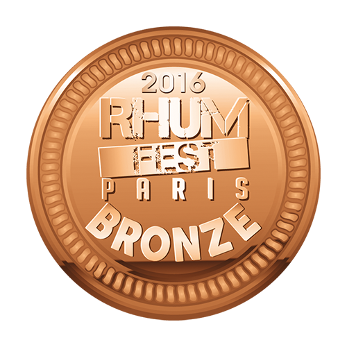 Récompense Rhum Fest Paris Bronze 2016