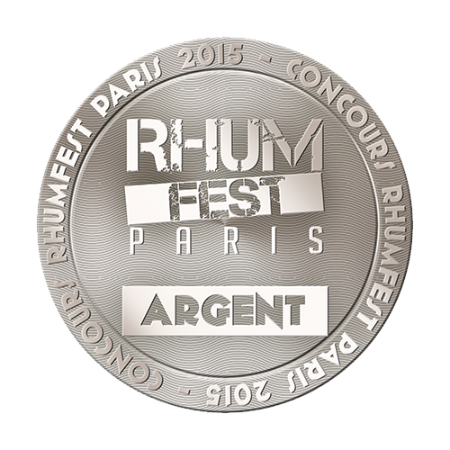 Récompense Rhum Fest argent Paris 2015