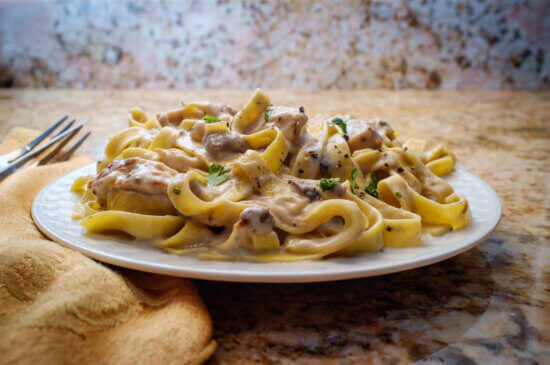 recettes Fettuccini Alfredo Isautier