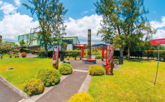 L'entré du musée La Saga du Rhum à La Réunion