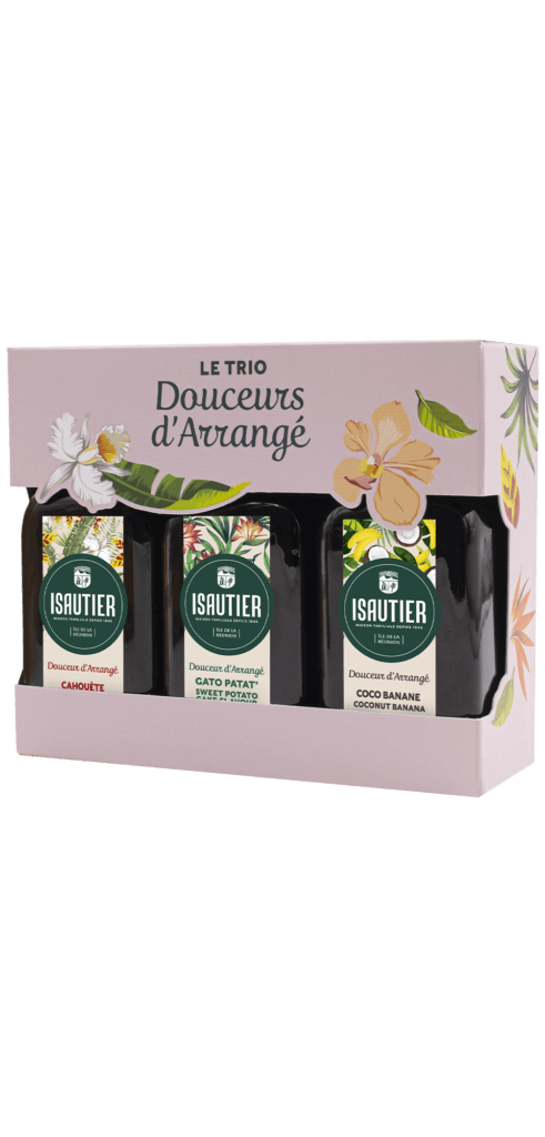 ISAUTIER - Coffret 3 Arrangés, rhum arrangé 3x20cl 40° - Île de la Réunion