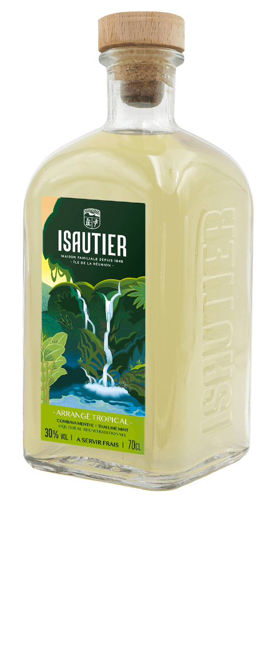 Bouteille de rhum arrangé Isautier « Arrangé Tropical »