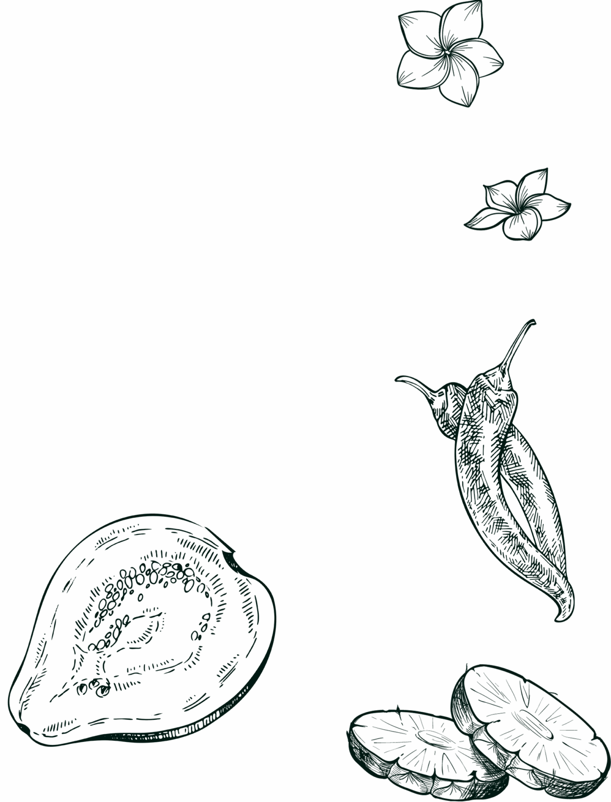 Gravure saveurs arrangé Fresque Volcanique Isautier