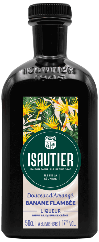 Isautier Douceur d'Arrangé Banane Flambée 17° - Rhum Attitude