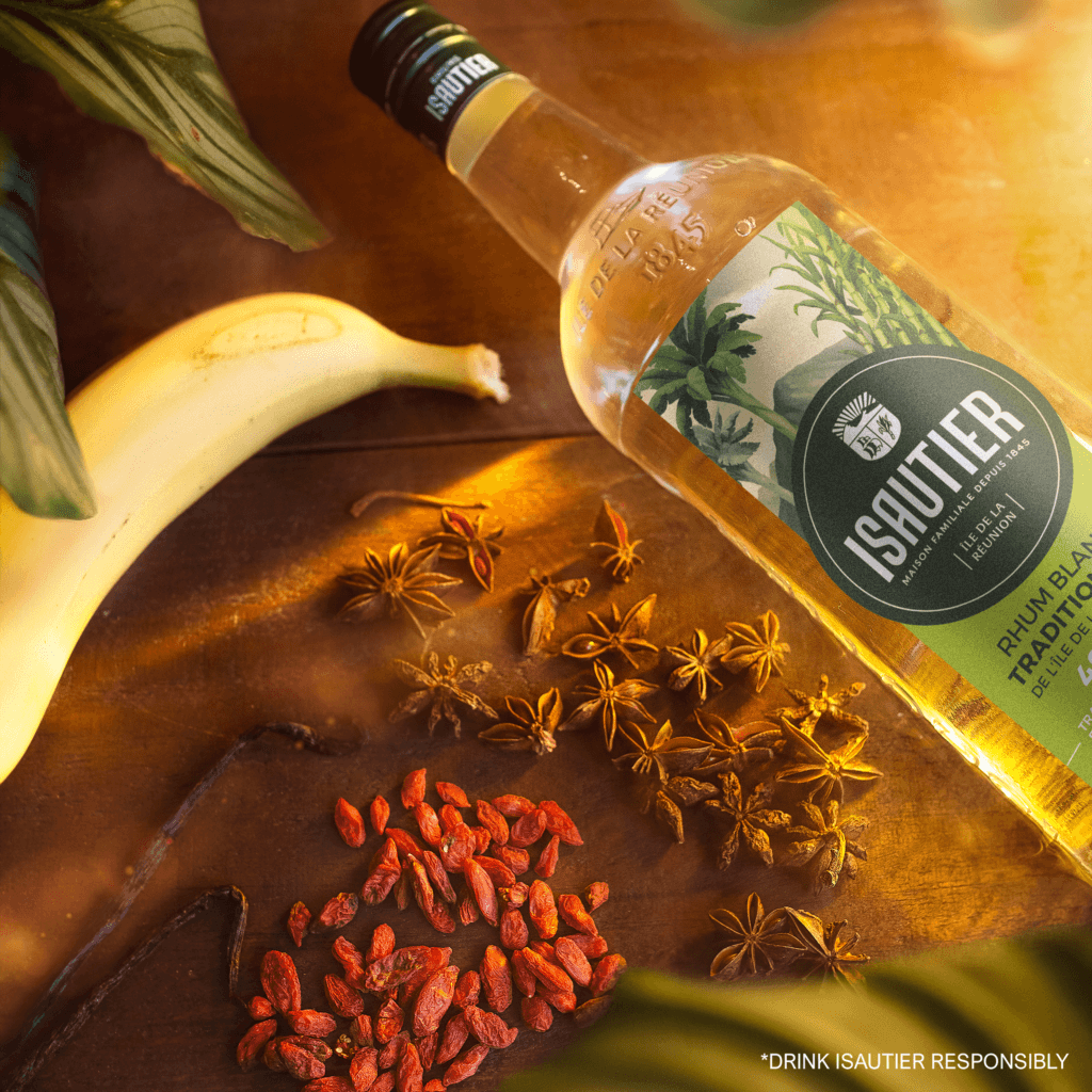 Rum Arrangé ingredients our Isautier