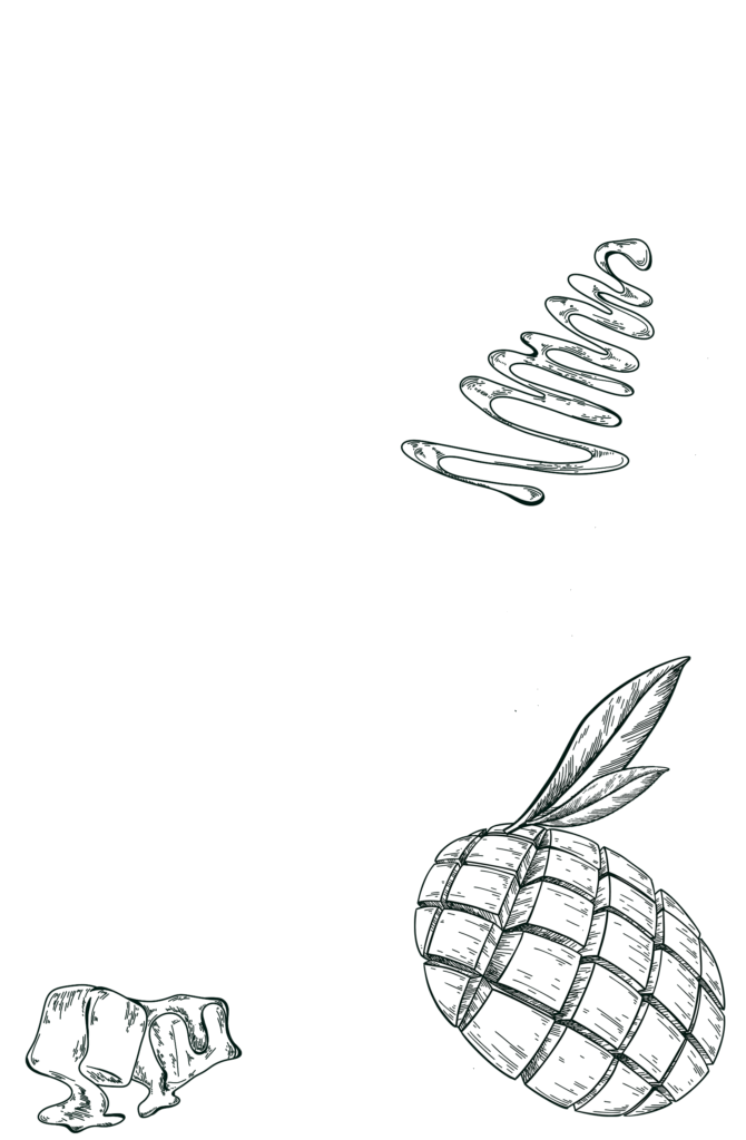 mango caramel engraving