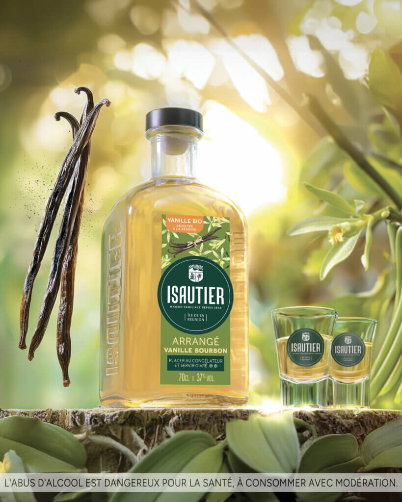 nouveau rhum arrangé isautier vanille bourbon