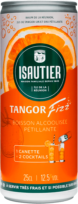 Canette FIZZ Tangor Isautier – cocktail pétillant prêt-à-boire